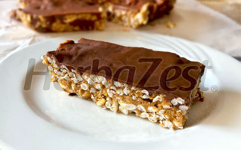Amaranth Peanut Butter Rice Krispie Treats