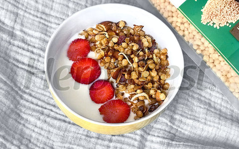 Amaranth Pop Cranberry Granola