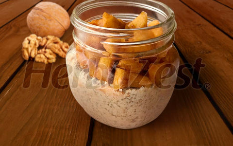 Apple Cinnamon Overnight Amaranth Flakes