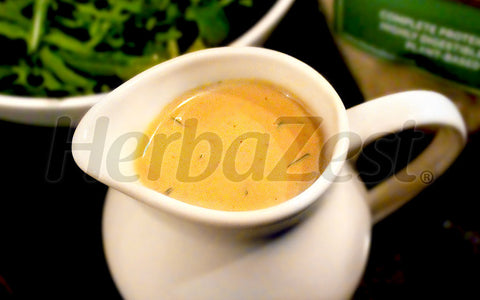 Asian Salad Dressing with Sacha Inchi and Peanuts