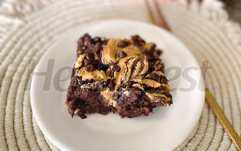 Baked Amaranth Peanut Butter Chocolate Oats