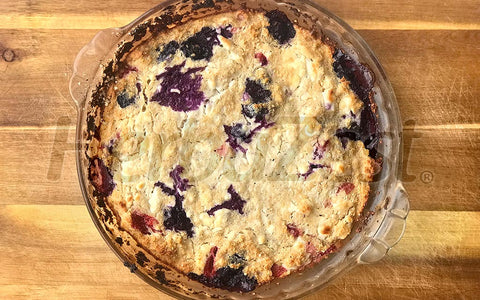 Berry Cheesecake Baked Quinoa Flakes