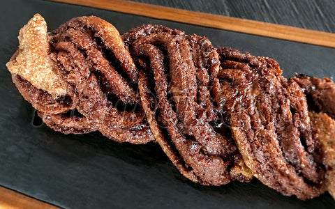 Braided Red Quinoa Chocolate Twist