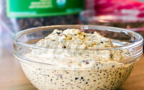 Cacao Nibs Peanut Butter Chia Pudding