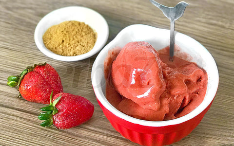 Camu Camu Strawberry Ice-Cream