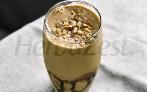 Carob Banana Coffee Smoothie