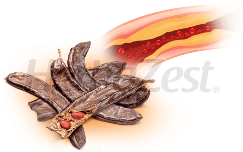 Carob's Insoluble Fiber Shown to Reduce Cholesterol Levels