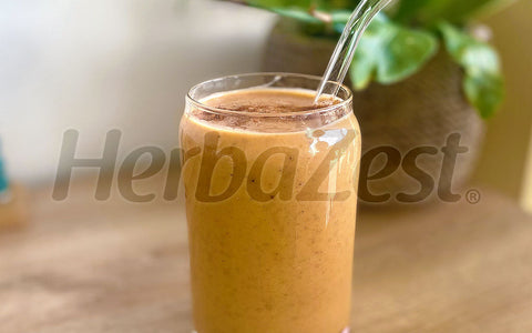 Carob Sweet Potato Smoothie
