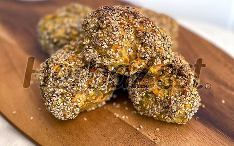 Chia Carrot Buns with Amaranth Flour and Oats