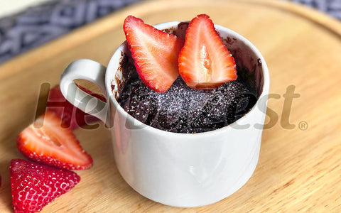 Chocolate Amaranth Mug Cake