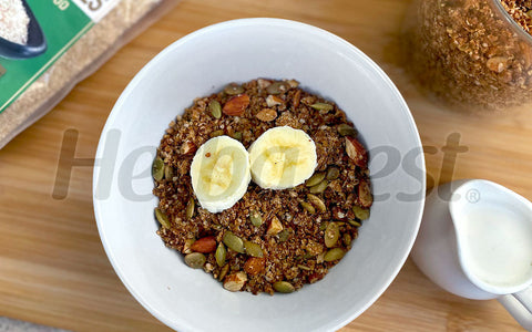 Cinnamon Granola with Quinoa Flakes