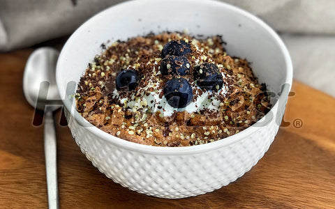 Creamy Chocolate Amaranth Flake Porridge