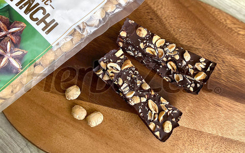 Dark Chocolate Bars with Sacha Inchi Seeds