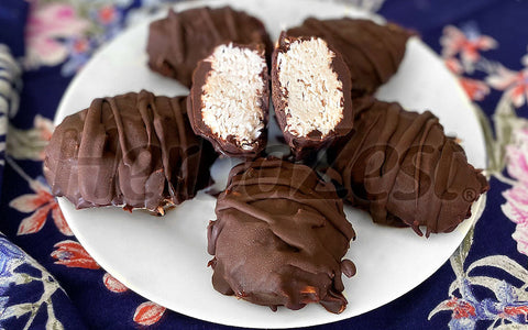 Dark Chocolate Lucuma Coconut Eggs