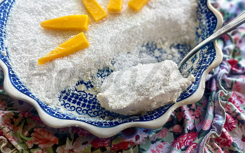 Easy Coconut Lucuma Pudding