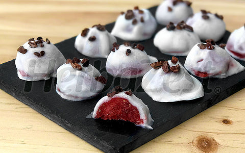 Frozen Yogurt Strawberry Jam Bites
