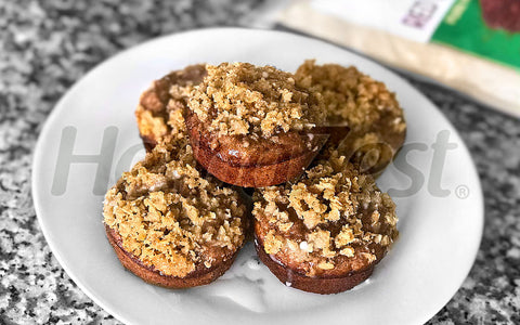 Healthy Apple Muffins with Quinoa Flour