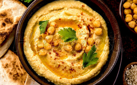 Homemade Maca Hummus