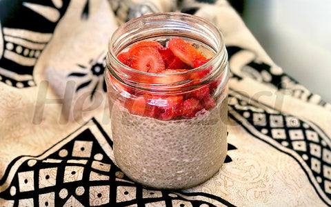 Maca Chocolate Chia Pudding