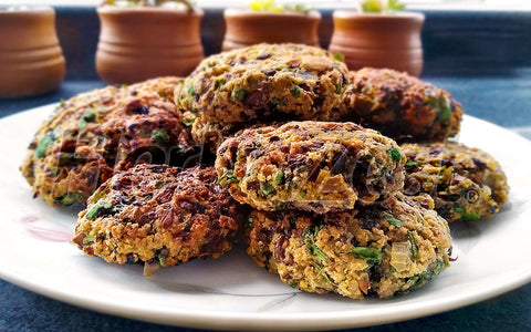 Mini Quinoa Mushroom Burgers