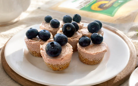 No-Bake Lucuma Mini Cheesecakes