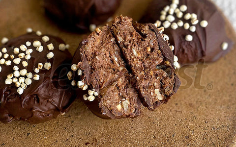 Nutty Date Bites with Puffed Quinoa