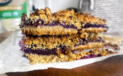 Oat & Quinoa Blueberry Breakfast Bars