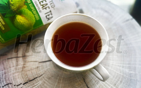 Orange Peel Soursop Leaf Infusion