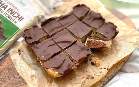 Peanut Butter Brookies with Sacha Inchi Powder