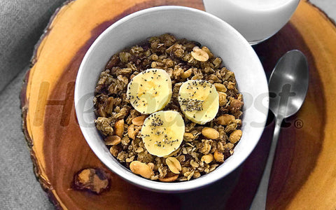 Peanut Butter Granola with Quinoa Pop