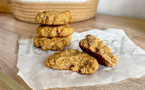 Peanut Butter Oatmeal Cookies with Sacha Inchi Powder