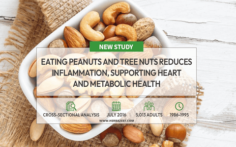 Peanuts and Tree Nuts Help Lower Inflammation