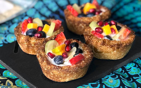 Quinoa Flake Cups with Fruits
