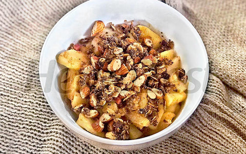 Stovetop Apple Crisp with Oats & Kaniwa Flakes