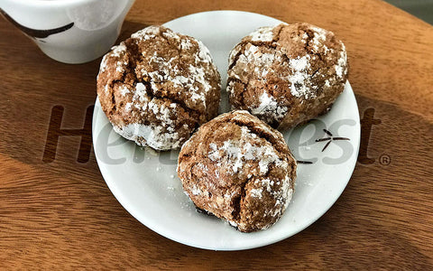 Vegan Chocolate Amaretti Cookies