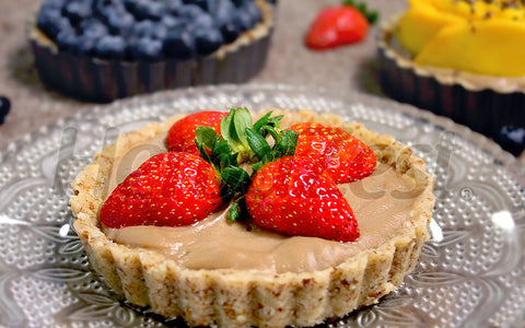 Vegan Fruit Tarts with Lucuma Custard