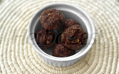 Walnut & Date Energy Balls with Dried Goldenberries