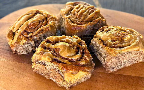 Wholesome Kaniwa Cinnamon Rolls