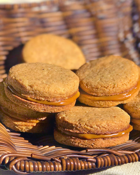 Almond Arracacha Alfajores