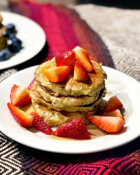 Amaranth Banana Pancakes