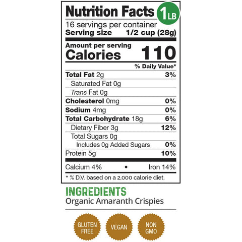Amaranth Crispies