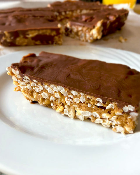 Amaranth Peanut Butter Rice Krispie Treats