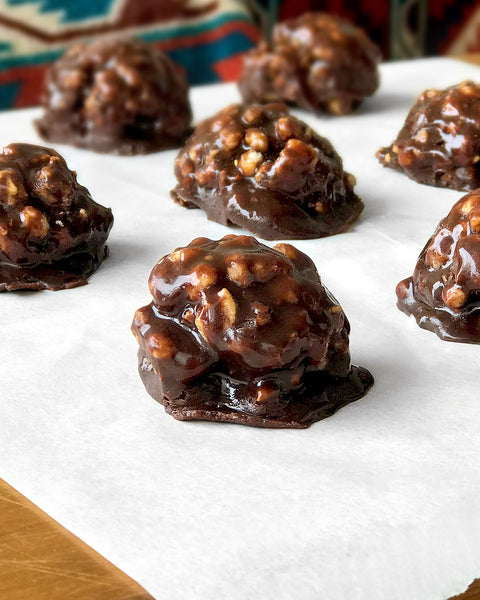 Amaranth Pop Chocolate Granola Bites