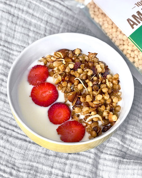 Amaranth Pop Cranberry Granola