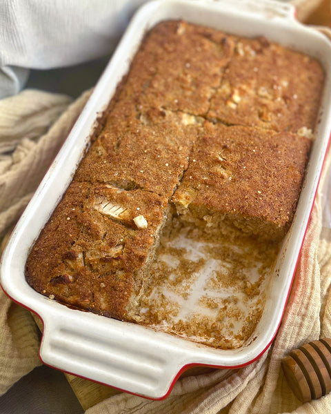 Apple Cinnamon Baked Quinoa Flakes
