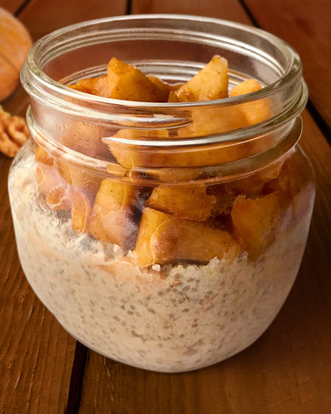 Apple Cinnamon Overnight Amaranth Flakes