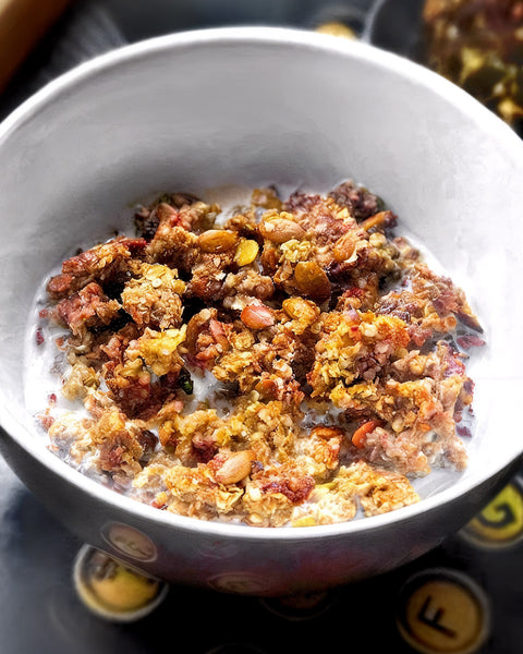 Banana Bread Granola with Quinoa Flakes