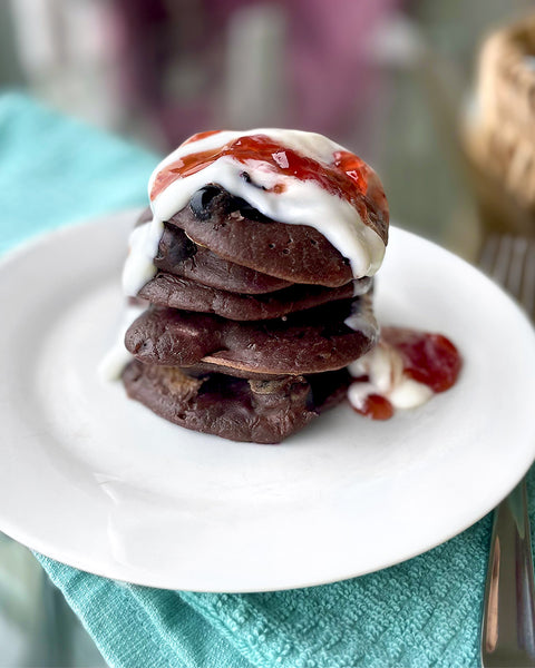Blueberry Acai Pancakes