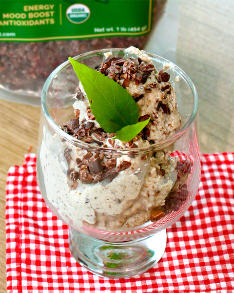 Cacao Nibs, Lucuma, Cashews & Chia Ice Cream