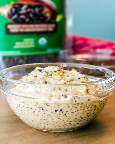 Cacao Nibs Peanut Butter Chia Pudding